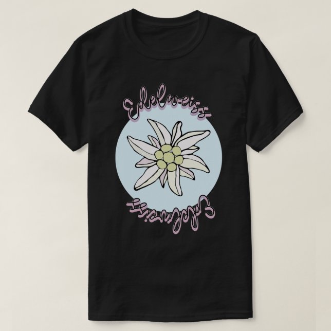 Musik Edelweiss Sticker T-Shirt (Design vorne)