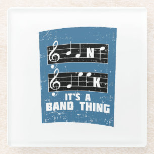 Musik - Es ist eine Band-Sache Glasuntersetzer