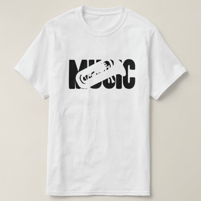 MUSIK (EUPHONIUM) T-Shirt (Design vorne)