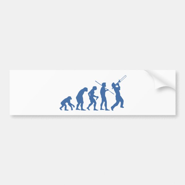 Musik-Evolution Autoaufkleber (Vorne)