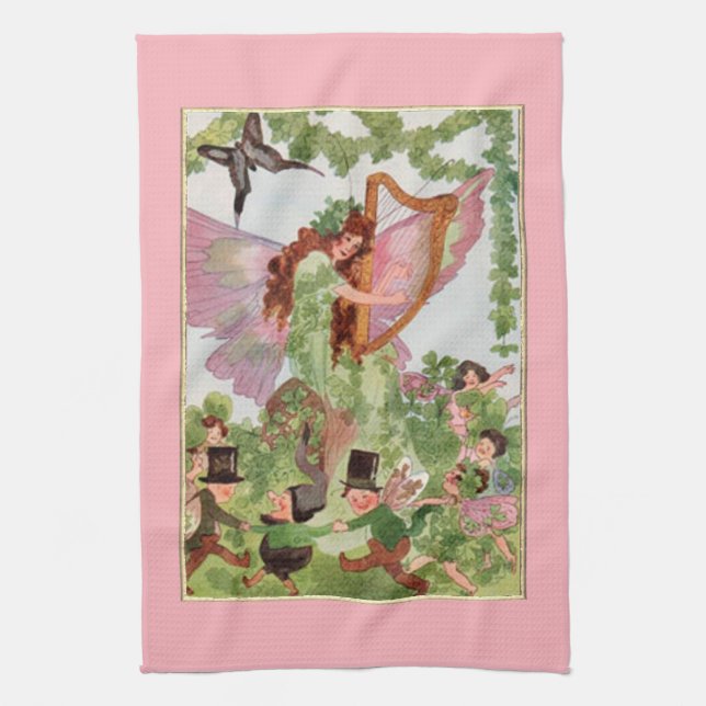 Musik-Fee Geschirrtuch (Vertikal)