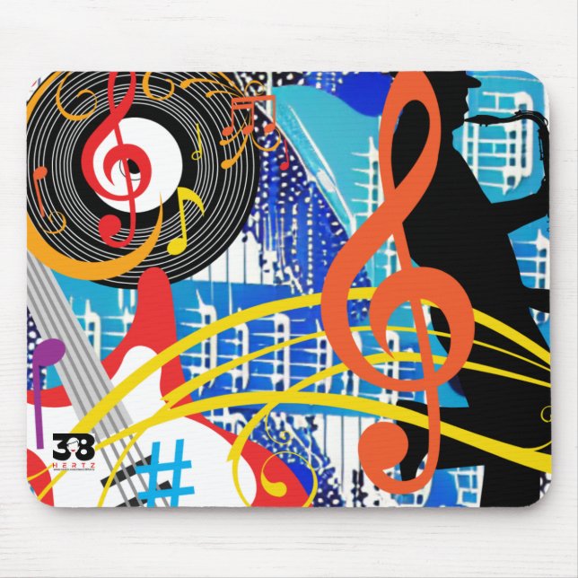 Musik feiern mousepad (Vorne)
