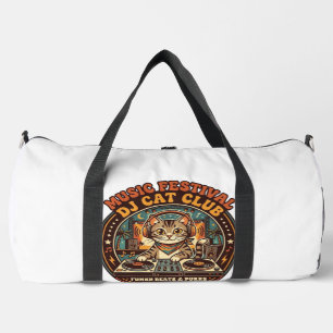 Musik Festival DJ Cat Cat Liebhaber Geschenk - Mus Duffle Bag