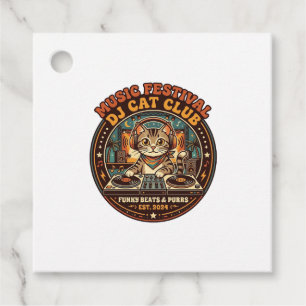 Musik Festival DJ Cat Cat Liebhaber Geschenk - Mus Geschenkanhänger