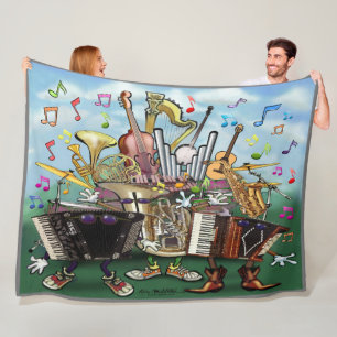 Musik Fleecedecke