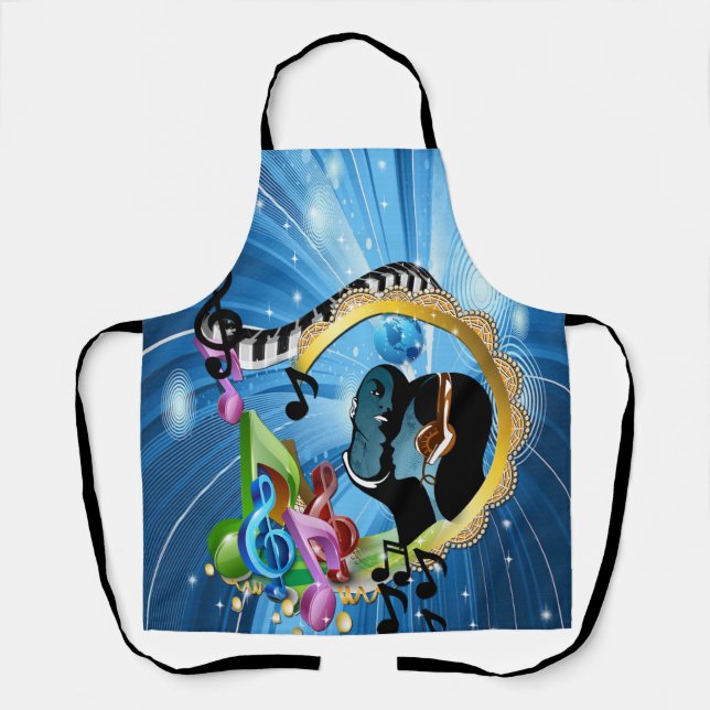 Musik für das Soul-Tank-Top Schürze (Vorderseite)