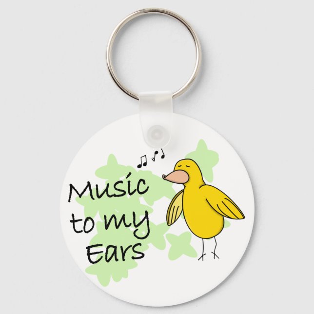 Musik für den Schlüsselanhänger "Meine Ohren" (Vorderseite)