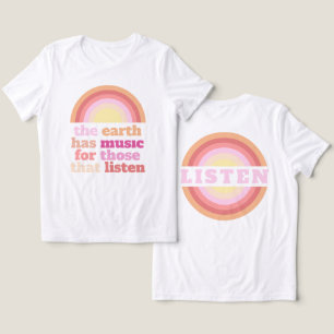 Musik für diejenigen, die zuhören T-Shirt Tri-Blend Shirt