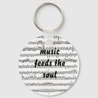 Musik Füttre das Soul Schlüsselanhänger