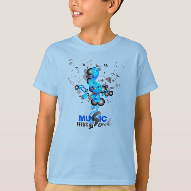 Musik Füttre mein Soul | Kinder T-Shirt (Vorderseite)