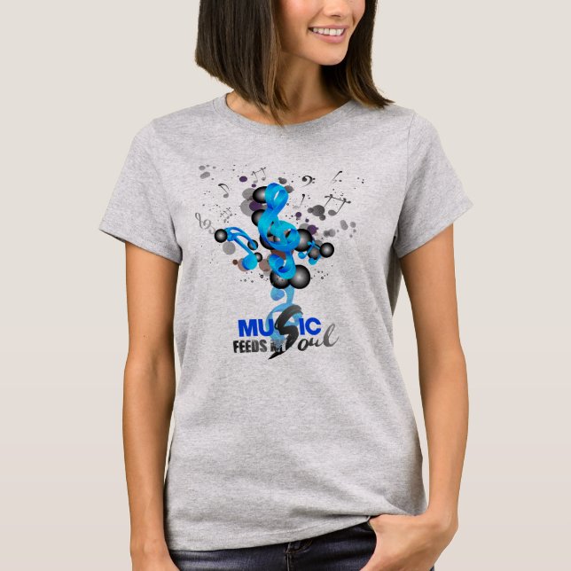 Musik Füttre mein Soul | T - Shirt von Frauen (Vorderseite)