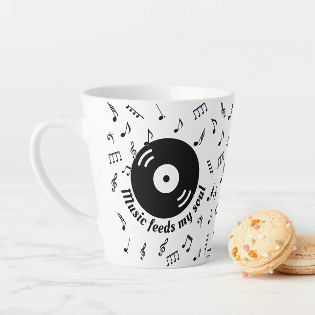 Musik Füttre mein Soul Vinyl Album 2 Milchtasse (Beispiel)