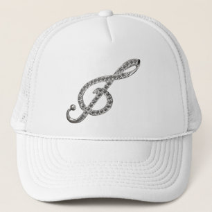 Musik G-Clef Truckerkappe