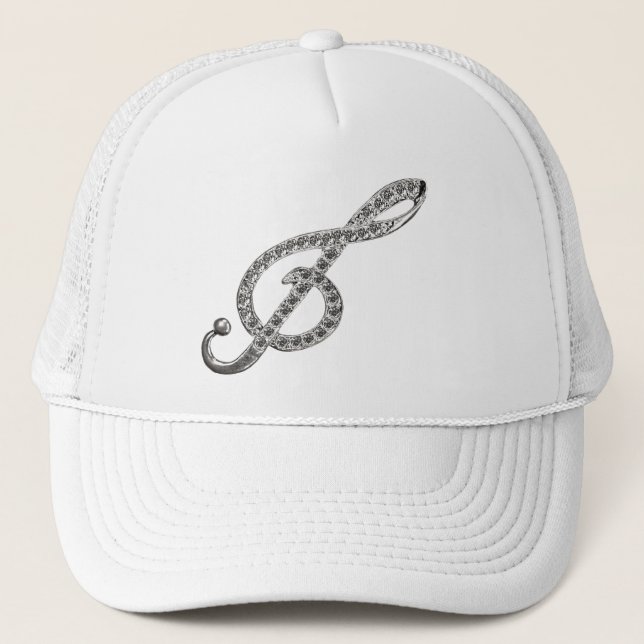 Musik G-Clef Truckerkappe (Vorderseite)