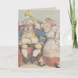 Musik - Geklappte Grußkarte Karte