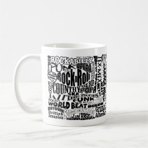 Musik-Genre-Kaffee-Tasse Kaffeetasse