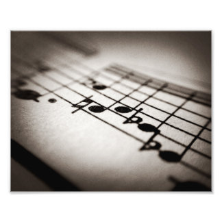 Musik, großgeschrieben fotodruck