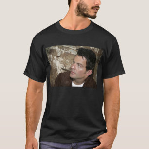 Musik-grundlegender schwarzer T-Shirt Leder-Jack