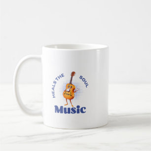 Musik heilt das Soul lustig Kaffeetasse