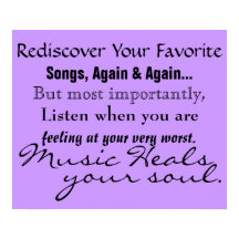 Musik heilt Ihr Soul-Poster