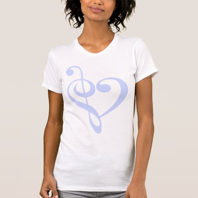 Musik-Herz T-Shirt (Vorderseite)