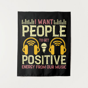 Musik Holen Sie sich positive Energie von unserer Wandteppich