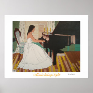 Musik holt Licht Poster