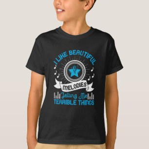 Musik - ich mag schöne Melodien T-Shirt