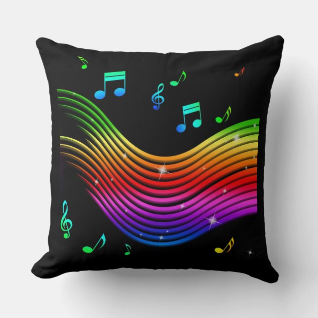Musik Illustration Kopfkissen Kissen (Vorderseite)