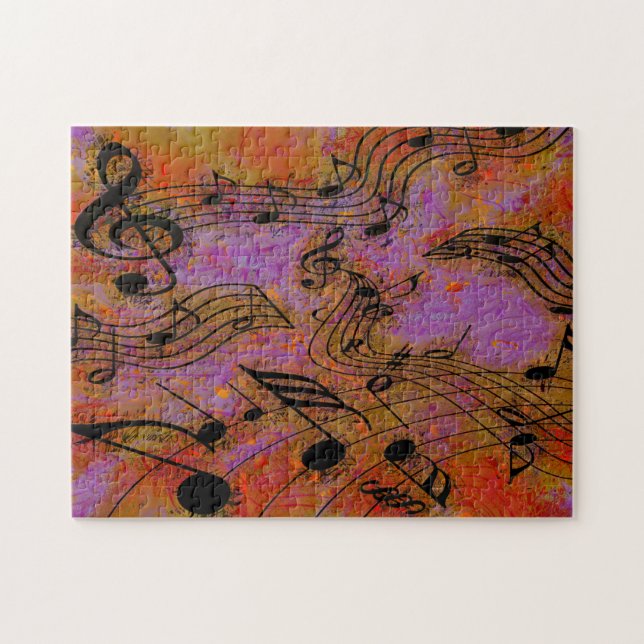 MUSIK im LUFT Puzzlespiel (Horizontal)