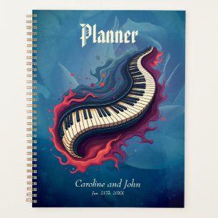 Musik in Bewegung, das gebogene Klavier. Planer