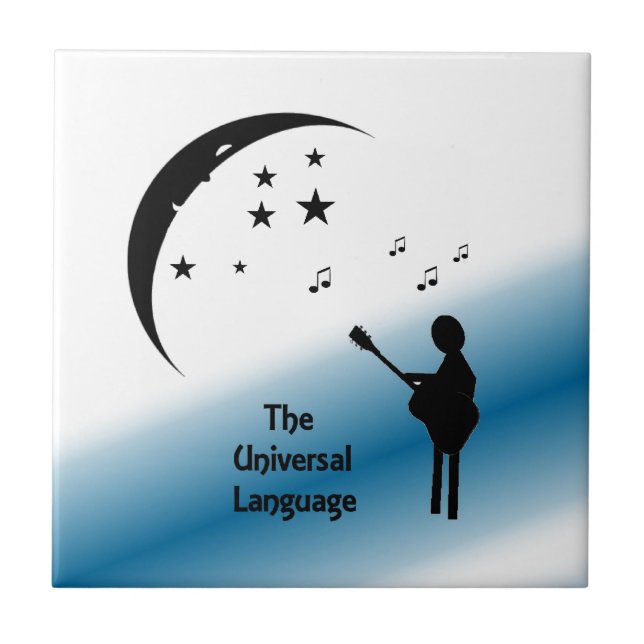 Musik in der Universellen Sprache Fliese (Vorderseite)