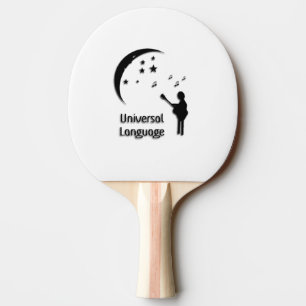 Musik in der Universellen Sprache Tischtennis Schläger