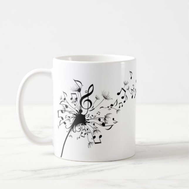 Musik in meiner Schale Kaffeetasse (Links)