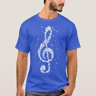 Musik in Schwarz und Weiß Musikerlehrer T-Shirt