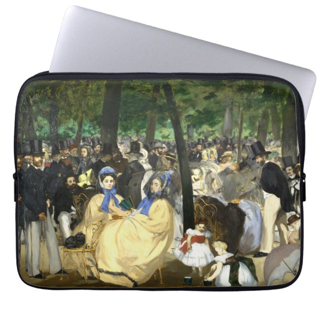 Musik in Tullerias Edouard Manet Laptopschutzhülle (Vorderseite)