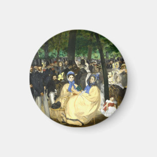 Musik in Tullerias Edouard Manet Magnet