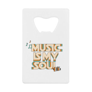 Musik Is My Soul Geldbeutel Flaschenöffner