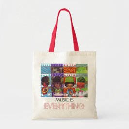 Musik ist alles Taschen-und Bibliotheks-Tasche Tragetasche