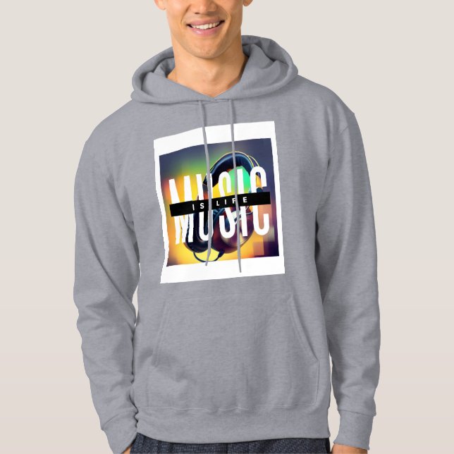 Musik ist das Leben Sweatshirts (Vorderseite)