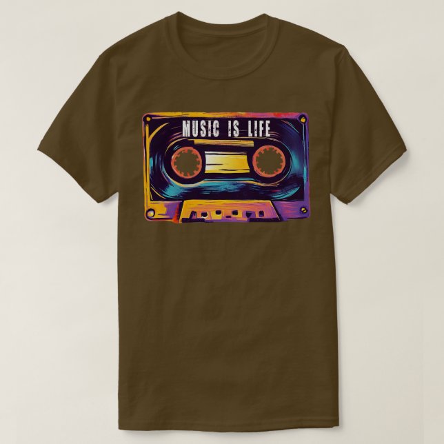 Musik ist das Leben T-Shirt (Design vorne)