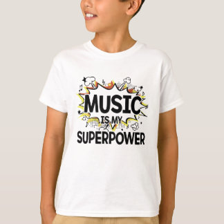 Musik ist das T-Shirt meines Supermacht-Jungen