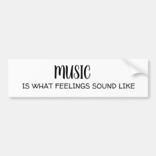 MUSIK IST DAS, WAS GEFÜHLE WIE AUTOAUFKLEBER GEMA