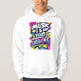 Musik ist deine Supermacht Hoodie