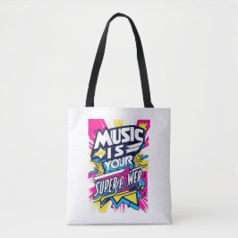 Musik ist deine Supermacht Tasche
