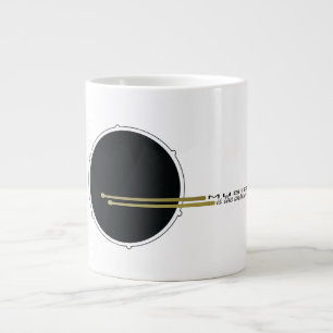 Musik ist die Antwort, inspirierendes Zitat Jumbo-Tasse