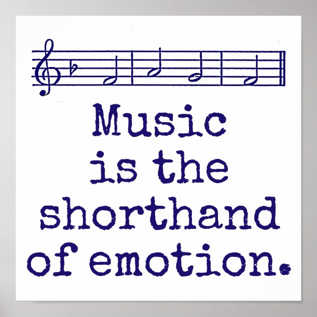 Musik ist die Kurzform - Musikangebot Poster (Vorne)