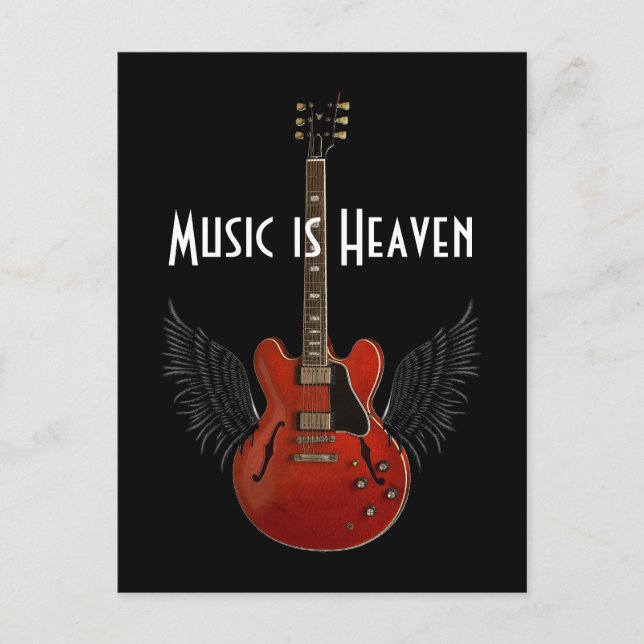 Musik ist die Postkarte des Himmels (Vorderseite)