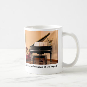 Musik ist die Sprache der Engel Kaffeetasse