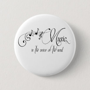 Musik ist die Stimme des Souls Button